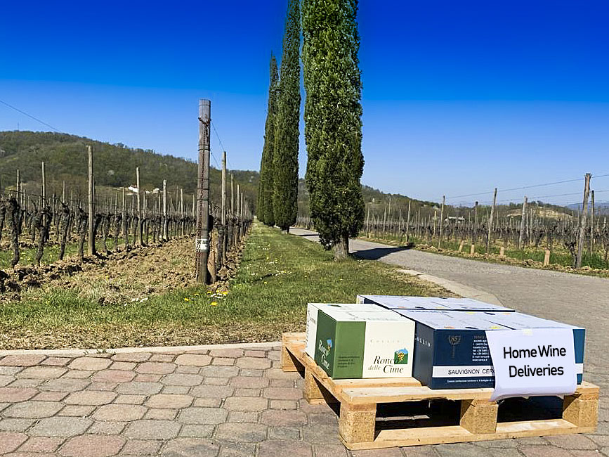 Home wine delivery Consegne a casa vostra Venica & Venica